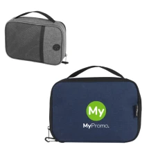 Tech pouch | rPET | 1L | Multiple pockets and a carabiner hook