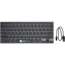 Bluetooth keyboard | Aluminium & ABS | QWERTY layout | Operating distance of 10m