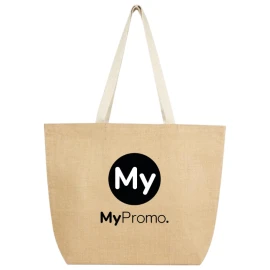 Cooler tote bag | Jute | Insultated main compartment