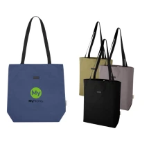 Tote bag | Recycled cotton | Incl. laptop compartment | With metal plate