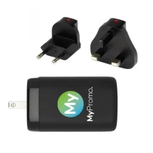 Adattatore | Plastica | Spine USA, UE e UK | In scatola di carta kraft premium