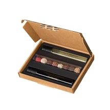 Wine & chocolate box | rPET | 2 tubes & 8 truffles | Domaine de Rombeau