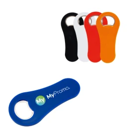 Magnetic bottle opener | Metal | In assorted colors | Resistant