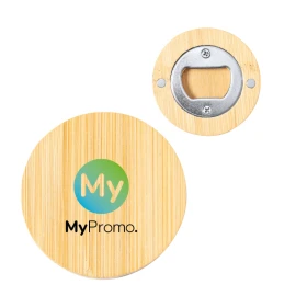 Magnetic bottle opener | Bamboo | With metal opening mechanism