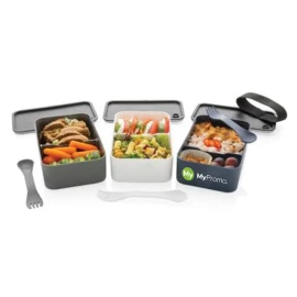 Lunch box | RPET | 0,8L | With spork