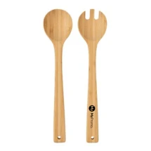 Salad cutlery | Bamboo | 2 items | With giftbox