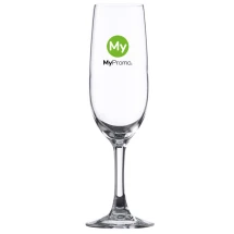 Elegant Champagne flute | Tempered glass | 170ml | Is shock and heat resistant