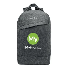Laptop backpack | rPET felt | 42x32x45cm | Compartments