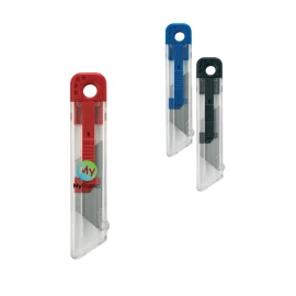 Cutter knife | PS | Retractable | Clear finish