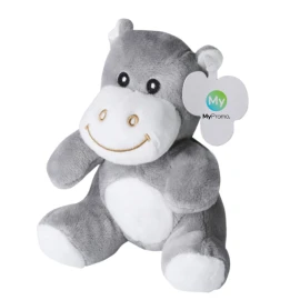 Plush toy hippo | Polyester & polypropylene | With embroidered eyes | Printing on tag