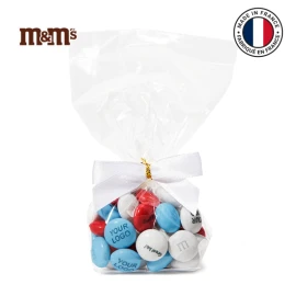 Tütchen | Kunststoff | Gefüllt mit 40 personalisierten M&M'S | 40g | Schnelle Lieferung