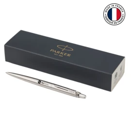 Stylo à bille Parker Jotter | Acier inoxydable | Encre bleue | Avec boîte cadeau