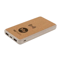 Power Bank | 8.000 mAh 5W | Kork & Weizenstroh | Umweltfreundlich