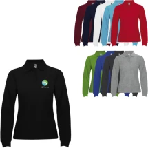 Roly long sleeve polo | 100% Cotton | Ribbed cuffs | For women