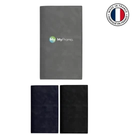 Porte-carte grise | PVC transparent & imitation cuir | Fermé 10,4 x 15,2 cm | Fabriqué en France