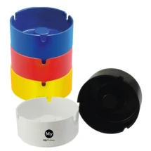 Cendrier | Plastique | H4,5 x ⌀10cm | 4 encoches