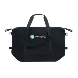 Sac de week-end | Coton et polyester recyclés | 60x29x22cm | Avec porte-valise | Haute qualité