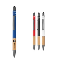 Fidgetpen | Aluminium | 15 x ø 1 cm | Met blauwe navulling | Kleine hoeveelheid