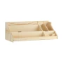Desk topper | Pine wood | 2 compartments | Wine box & desk organiser