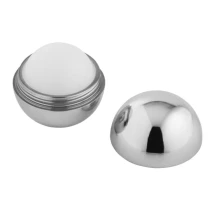 Ronde lippenbalsem | ABS | Met vanillearoma | Metallic look | SPF15