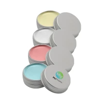 Ronde lippenbalsem | Aluminium | Met vanillearoma | SPF15