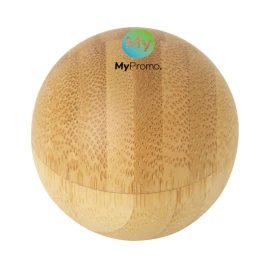 Round lip balm | Bamboo, ABS | With vanilla aroma | SPF15 | Sustainable