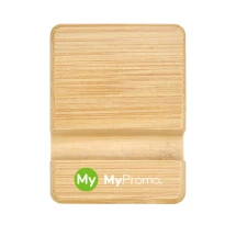 Phone stand | Bamboo | Natural | With ergonomic viewing angle | Sustainable