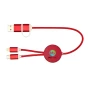 5-in-1 Ladekabel | Recyceltes Aluminium und recycelter Kunststoff | 30 cm | 27W | Datensynchronisation