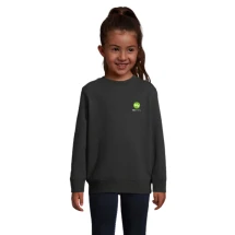 SOL'S trui | Katoen 280 g/m² en gerecycled polyester | Voor kinderen | Ronde hals