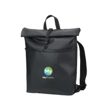 Rucksack | Recyceltes Segeltuch & Kunstleder | 17" Laptopfach