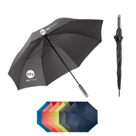 Parapluie anti-tempête | Polyester pongé | 114 cm | Coupe-vent | Armature en fibre de verre