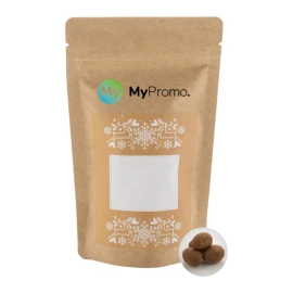Amandes chocolatées à la cannelle | Sachet en papier kraft naturel | 70g | Snack d’hiver