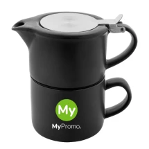 Teeset | Keramik | Teekanne 430 ml & passende Tasse 400 ml | Mattes Finish