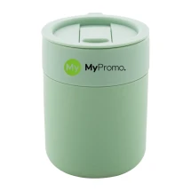 Travel mug | Silicone covered ceramic | 300 ml | With lid