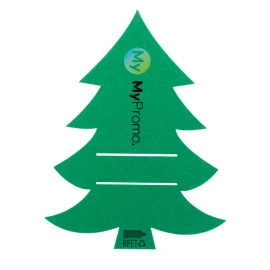 Christmas cutlery holder set | Recycled PET felt | 16 × 22 × 1 cm | Christmas tree shaped