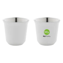 Espresso kopjes set | Gerecycled roestvrij staal | 80 ml