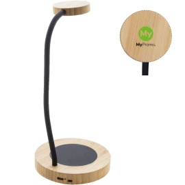 Mug warmer table lamp | Bamboo | Includes charger