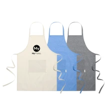 Schürze | Recycelte Baumwolle 140 g/m² | Fronttasche | Nachhaltig