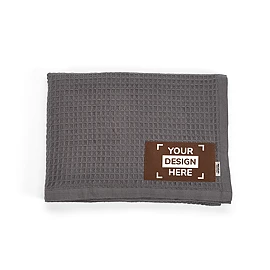 Giotto Blanket | rCotton | 200 gsm | Customisable patch | Dark
