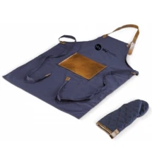 Apron & Oven Mitt | PU leather | High quality