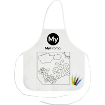 Kinderschürze | Vliesstoff | Mit Markern