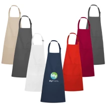 Schürze | Polyester & Baumwolle | Mit Fronttasche | Geeignet für Kinder