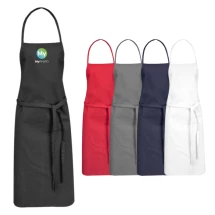 Schürze | 100% Baumwolle 180g/m² | Mit Bindebandverschluss | Bequem