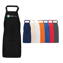 Schürze | Polyester & Baumwolle | 75x85cm | In vielen Farben erhältlich | Vollfarbdruck