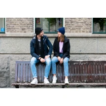 Reflektierende wintermütze | Acryl | Einheitsgröße | Gestricktes design | Sicherheitsdetail