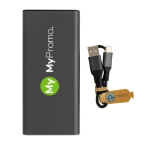 Powerbank | Gerecycled aluminium | 20000 mAh | Ultrasnel opladen