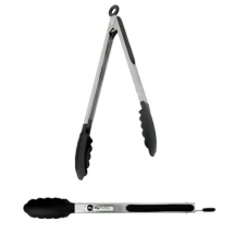 Lebensmittelzange | Edelstahl | Gummigriff