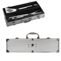 3-delige barbecueset | RVS | Aluminium behuizing