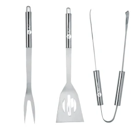 BBQ-Werkzeuge | Aluminiumkoffer | 3 Stück
