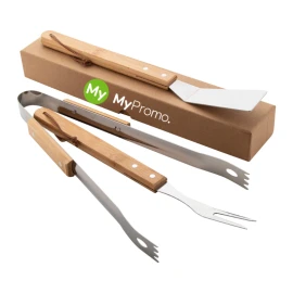 Grillset Yakiboo | Bambus und Edelstahl | 3-teilig